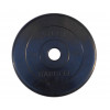 Диск обрезиненный, чёрного цвета, 51 мм, 25 кг  Atlet