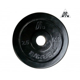 Диск обрезиненный DFC 2,5 кг / диаметр 31 мм