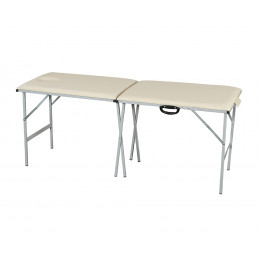 Складной металлический массажный стол 185х62 см