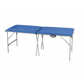 Складной металлический массажный стол 195х77 см