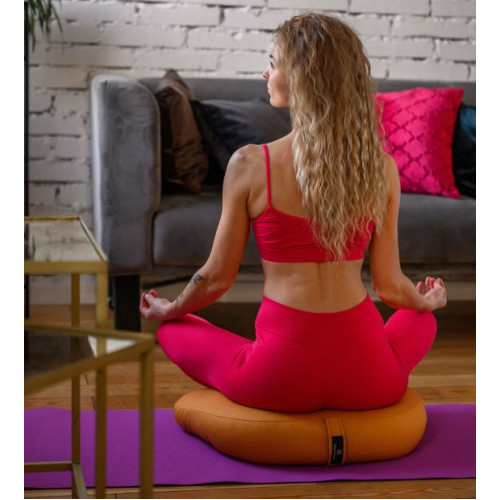 Подушка для медитации HUGGER MUGGER V-Shaped Meditation Cushion Solids