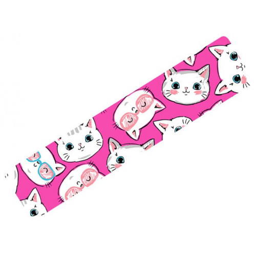 Кинезио тейп BBTape 5см × 5м котята розовые