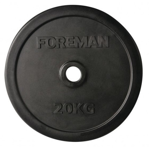 Олимпийский обрезиненный диск FOREMAN RUBO