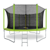 Батут Arland 14FT с внутренней страховочной сеткой и лестницей  (Светло-зеленый)