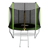 Батут Arland  8FT с внешней страховочной сеткой и лестницей  (Светло-зеленый)
