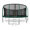 Батут Arland премиум 16FT с внутренней страховочной сеткой и лестницей  Темно-зеленый