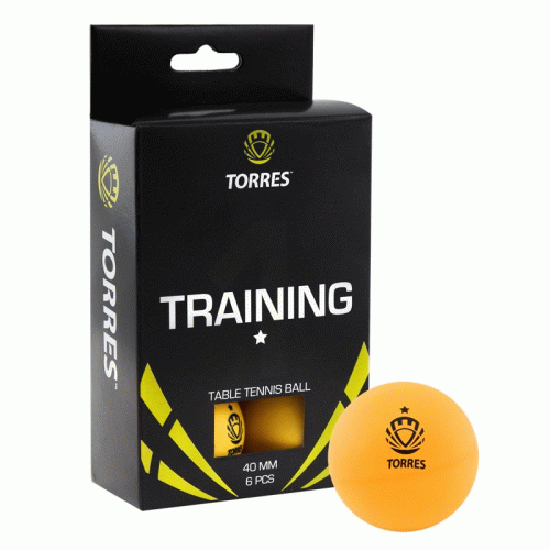 Мячи для настольного тенниса TORRES Training 1*