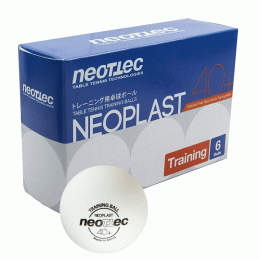 Мячи для настольного тенниса Neottec Neoplast Training, 6 шт.