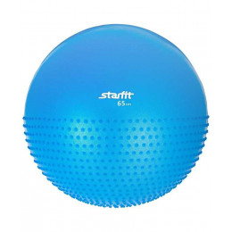 Мяч гимнастический полумассажный STARFIT GB-201 65 см, антивзрыв, синий