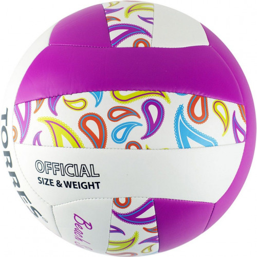 Мяч для пляжного волейбола TORRES Beach Sand Pink