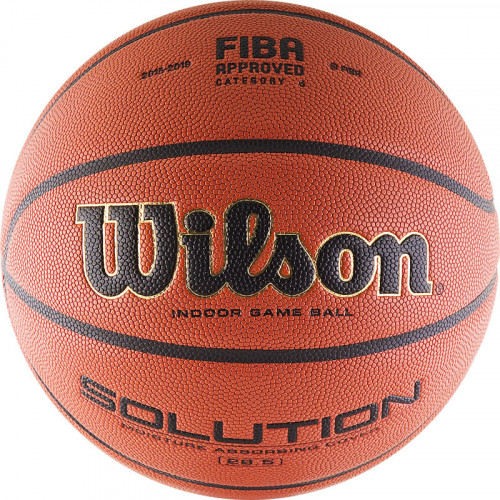 Мяч баскетбольный WILSON Solution B0686X, р.6
